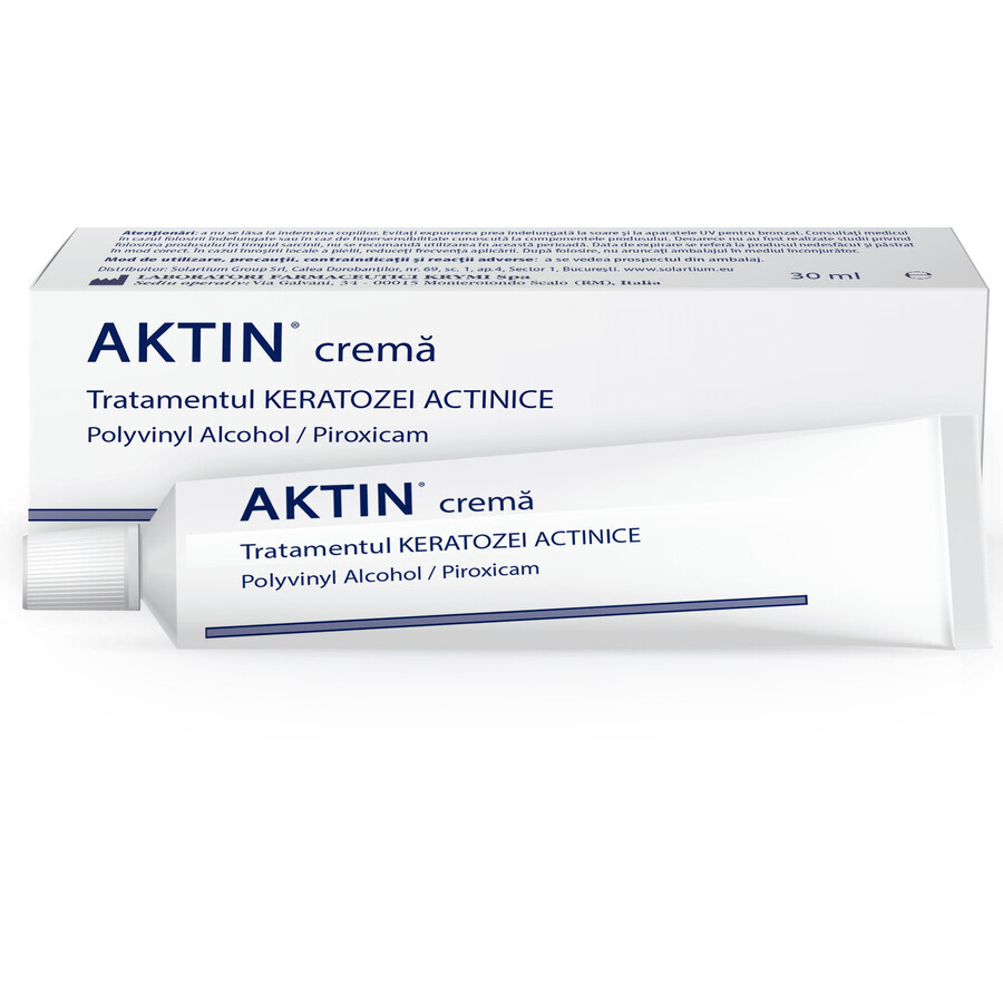 Crema per il trattamento della cheratosi attinica Aktin, 30 ml, Solartium