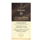 Tintura per capelli My Color Elixir, tonalità 7.3, Apivita