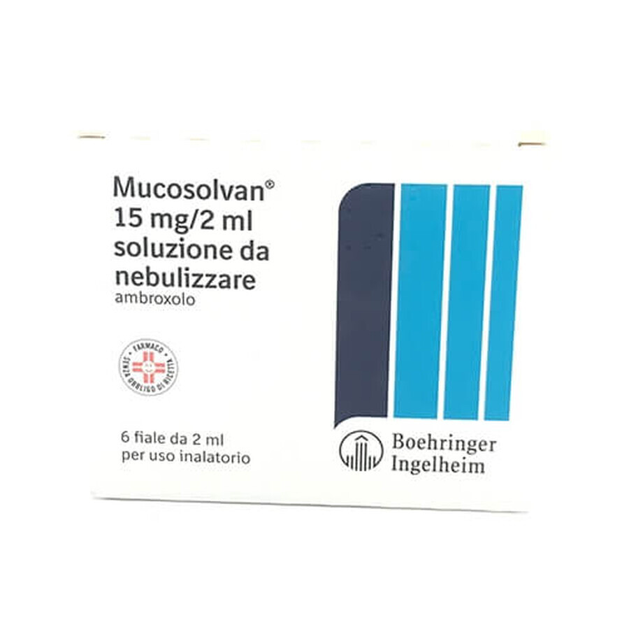 Mucosolvan 15mg/2ml Soluzione Sanofi 6 Fiale