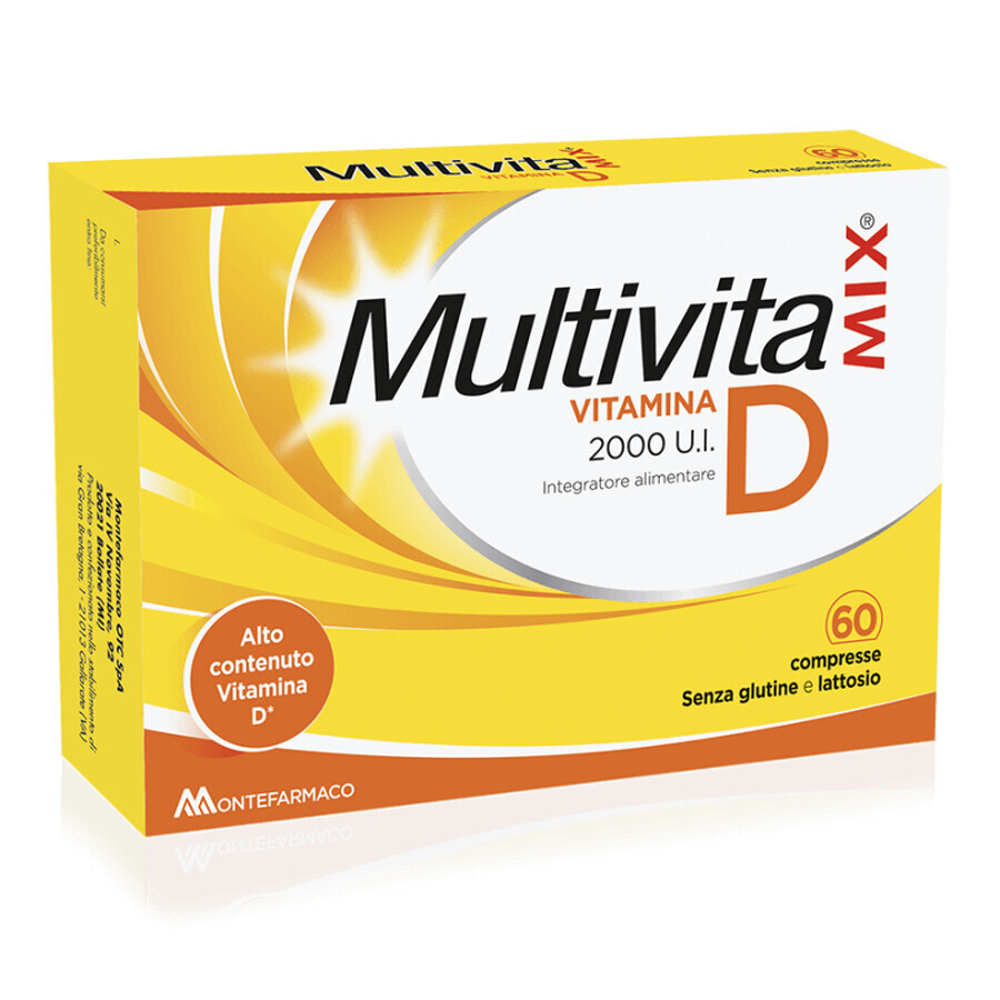 Multivitamix® Vitamina D 2000 UI MONTEFARMACO 60 Compresse