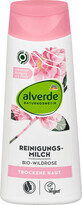 Alverde Naturkosmetik Latte detergente alla rosa, 200 ml