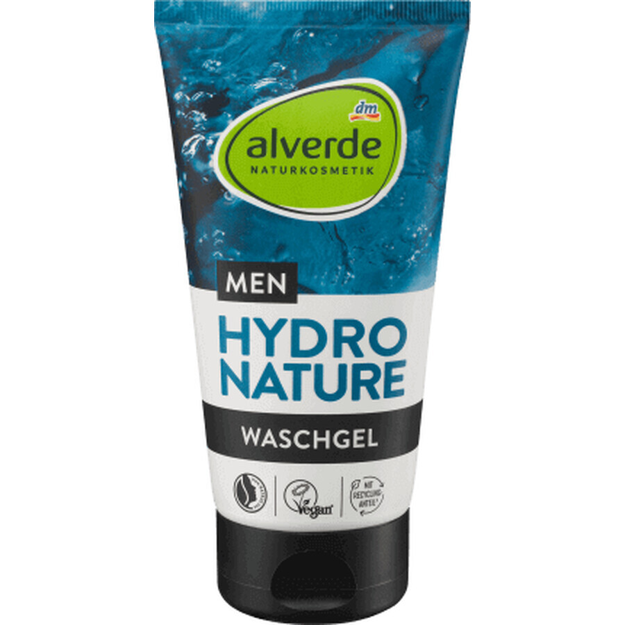 Alverde Naturkosmetik MEN Hydro Nature gel detergente, 150 ml
