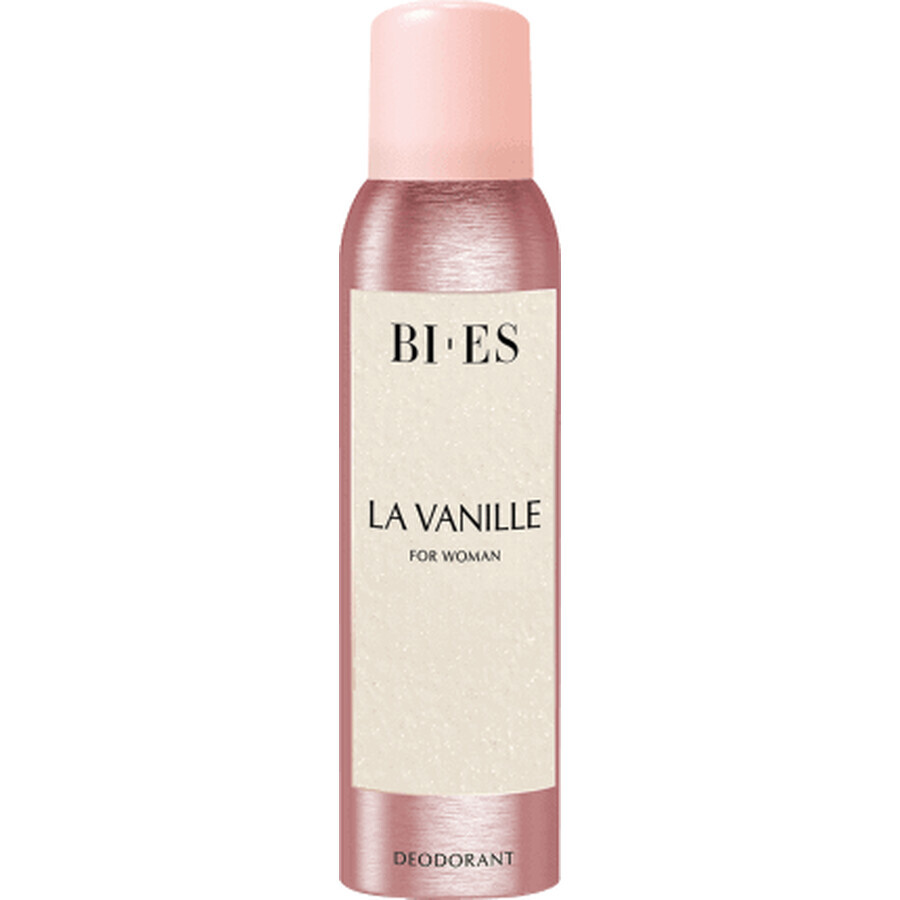 Bi-Es Deodorante spray alla vaniglia da donna, 150 ml