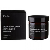 Crema rivitalizzante Argan CoQ10 & Hyaluron, 60 ml, Sabio