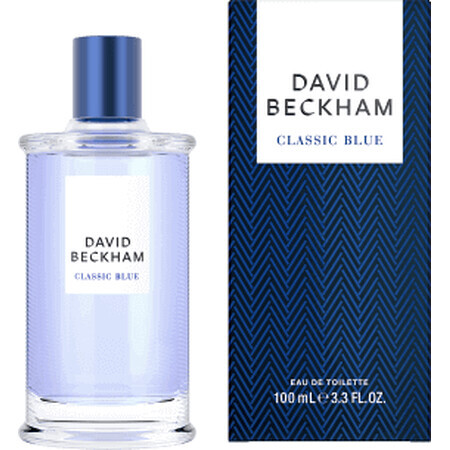 David Bechham Eau de toilette blu classico da uomo, 100 ml