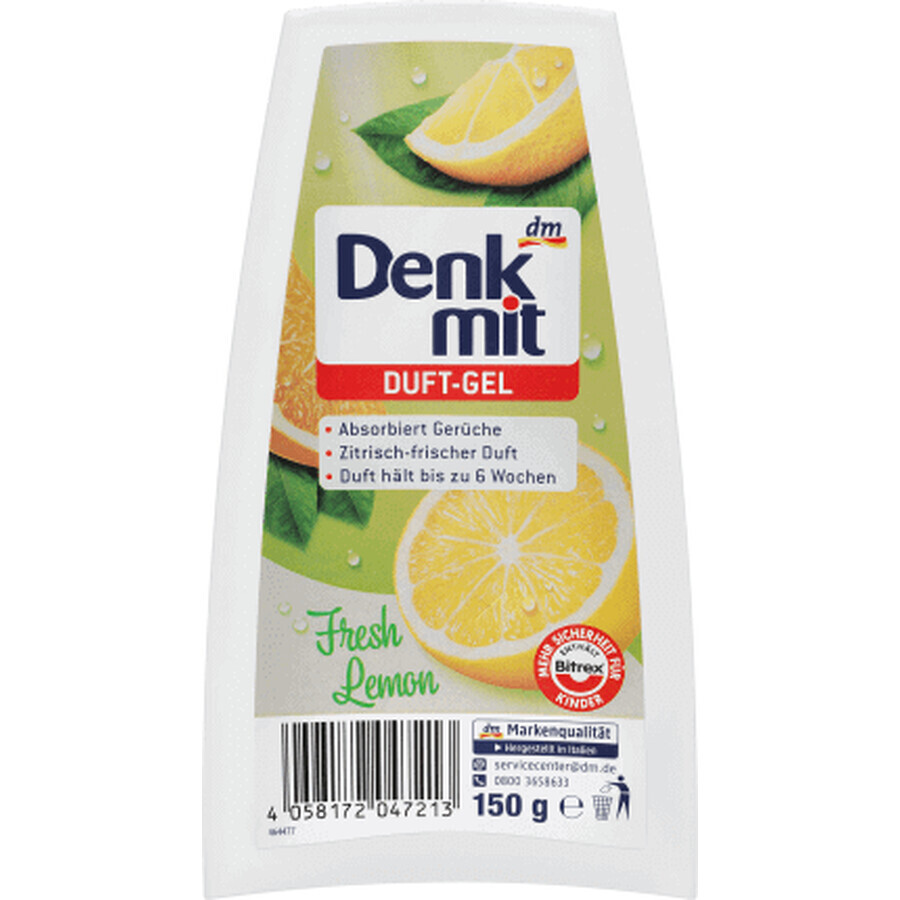 Gel deodorante per ambienti Denkmit al limone, 150 g
