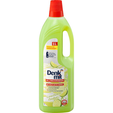 Denkmit Soluzione detergente universale Lime, 1 l
