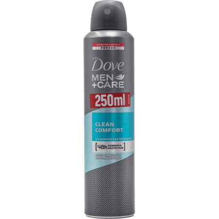 Dove MEN Deodorante spray Clean, 250 ml