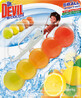 Dr. Devil deodorante per WC bicolore al gusto di limone, 1 pz