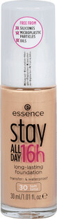 Essence Cosmetics Stay All Day 16h Fondotinta lunga tenuta 30 Soft Sand, 30 ml