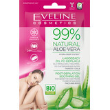 Eveline Cosmetics Gel lenitivo post-depilazione con aloe vera naturale al 99%, 10 ml