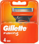 Lame di ricambio per rasoio Gillette Fusion, 4 pz