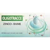 Oligotracce Zinco Rame 20 Fiale 2ml
