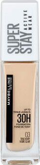 Fondotinta Maybelline New York SuperStay 30H Active Wear 03 True Ivory, 30 ml