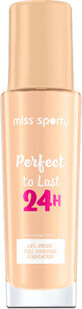 Miss Sporty Perfect to Last Fondotinta 24H 101 Golden Ivory, 30 ml