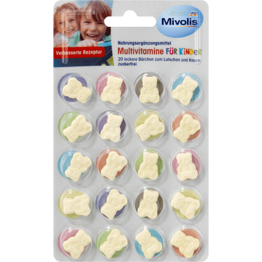 Mivolis Multivitaminici per bambini, 14 g, 20 pz