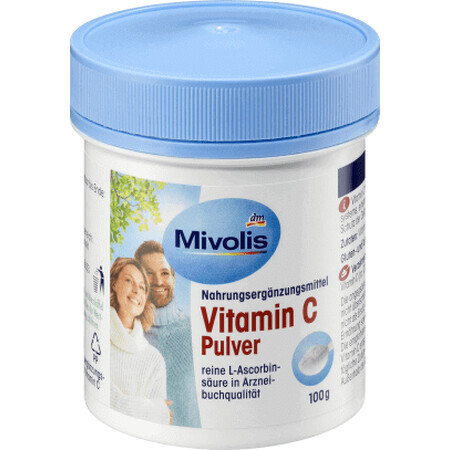 Mivolis Vitamina C in polvere, 100 g