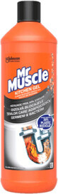 Mr Muscle Gel per disostruire le tubature del bagno e della cucina, 1 l