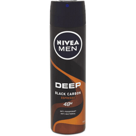 Nivea MEN Deodorante spray Deep espresso, 150 ml