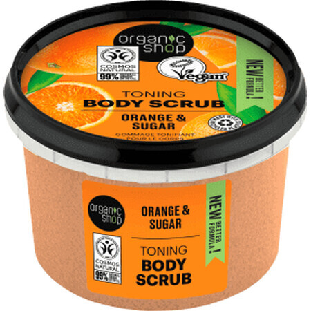 Organic Shop Scrub corpo alle arance di Sicilia, 250 ml