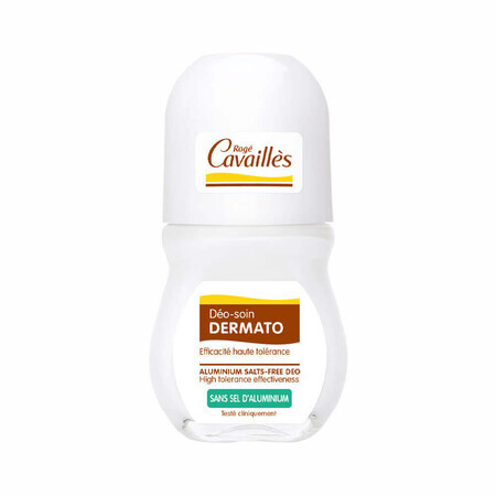 Deodorante roll-on dermatologico per pelli delicate e sensibili, 50 ml, Roge Cavailles