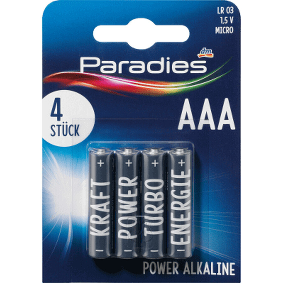 Pile Paradies Micro AAA, 4 pz