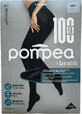 Pompea Dres Sensation 100 DEN 1/2-S decollet&#233; donna nera, 1 pz