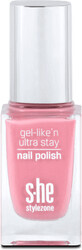 She stylezone color&amp;style Smalto per unghie Gel-like&#39;n ultra stay 322/270, 10 ml