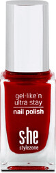 She stylezone color&amp;style Smalto per unghie Gel-like&#39;n ultra stay 322/340, 10 ml