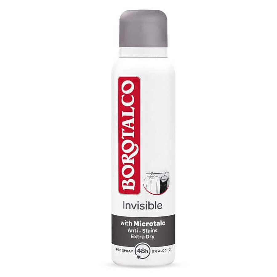 Deodorante spray Invisible Dry, 150 ml, Borotalco recensioni