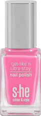 S-he color&amp;style Smalto per unghie Gel-like&#39;n ultra stay 322/315, 10 ml