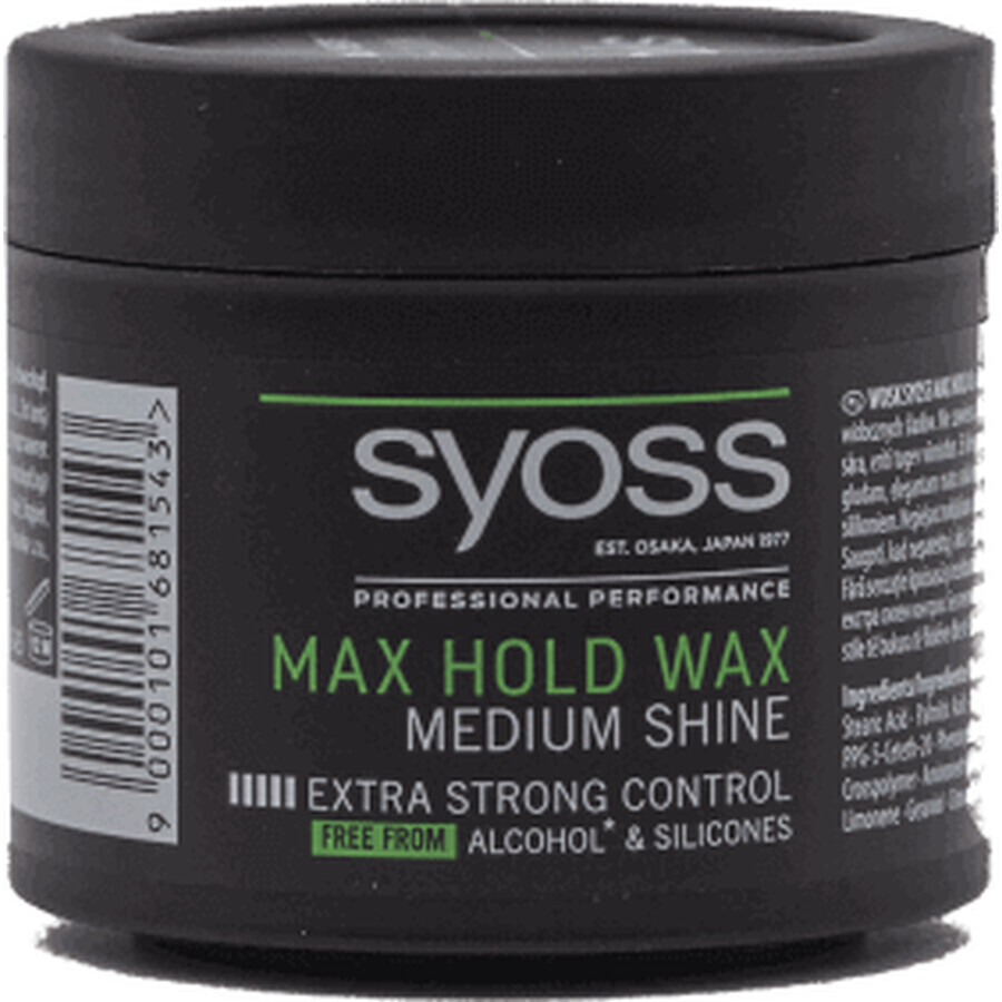Cera per capelli Syoss Max Hold, 150 ml