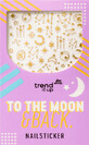 Trend !t up To the moon &amp; back adesivi per unghie, 84 pz