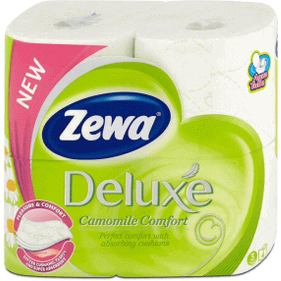 Carta igienica Zewa Deluxe al profumo di camomilla, 4 pz
