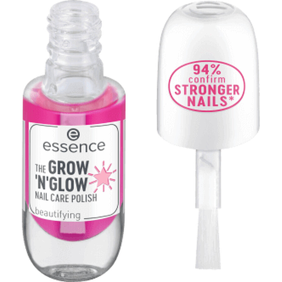 Cosmetici Essence GROWN'N'GLOW NAIL CARE Smalto per unghie, 8 ml